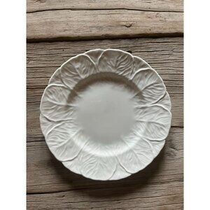 Coalport Countryware White Leaf Embossed Salad Plate Set Of 3 England